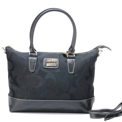 Coach Logo In Monogram Medium Grey Totes BOB | Women